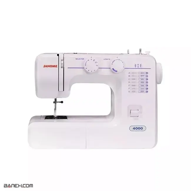 چرخ خیاطی و گلدوزی ژانومه 4000