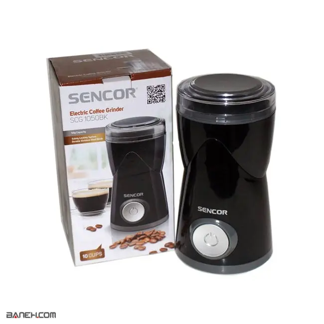آسیاب قهوه سنکور 150 وات SCG 1050BK Sencor Coffee Grinder