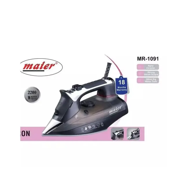 اتو بخار دستی 2200 وات مایر مدل MAIER MR-1091