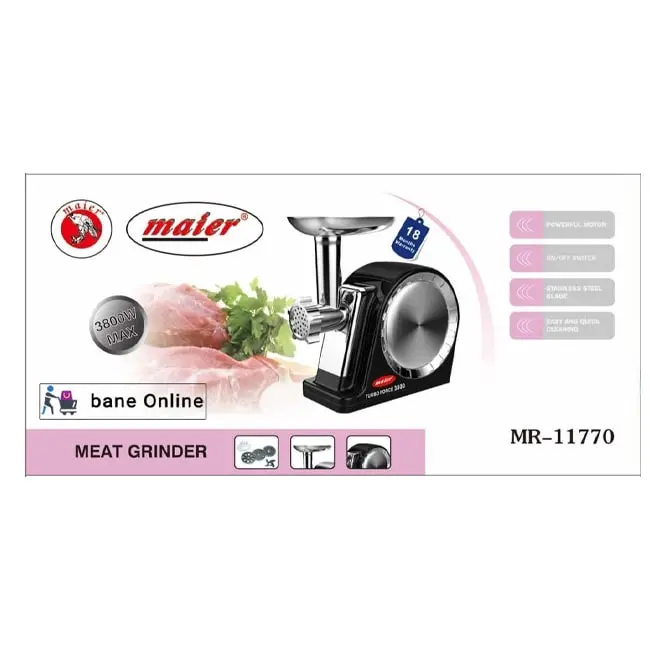 چرخ گوشت 3800 وات مایر مدل MR-11770