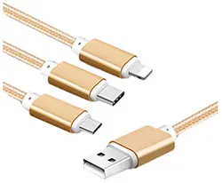 2.4A.6.jpg کابل تبدیل 3 کاره 2.4A Zinc Alloy 3in1 Data Cable