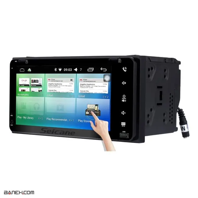 دستگاه پخش خودرو مانیتور دار هایلوکس Hilux 2010 Audio Car Windows