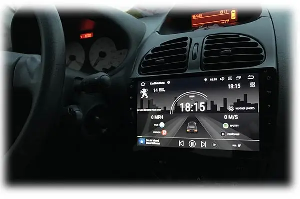 206 3 .jpg پخش فابریک پژو 206 اندروید 9 اینچ 206 Car player Android