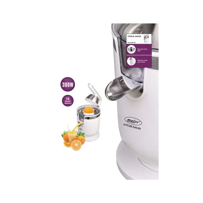آبمیوه گیری و آب مرکبات گیری 300 وات مایر مدل Maier MR-2080
