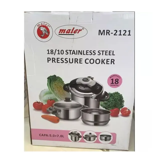 زودپز و بخارپز 7.5 لیتری مایر مدل MR-2121
