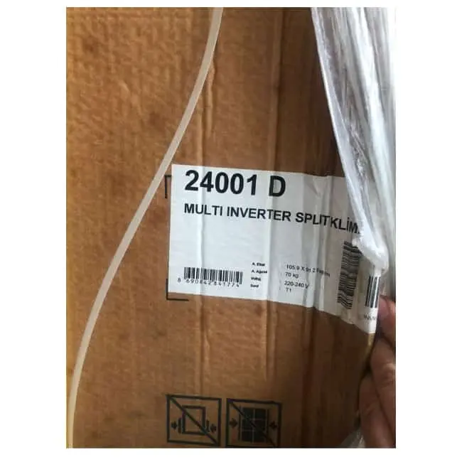کولر گازی بکو 36000 اینورتر 24001D Beko T1 R410 پنج پنل