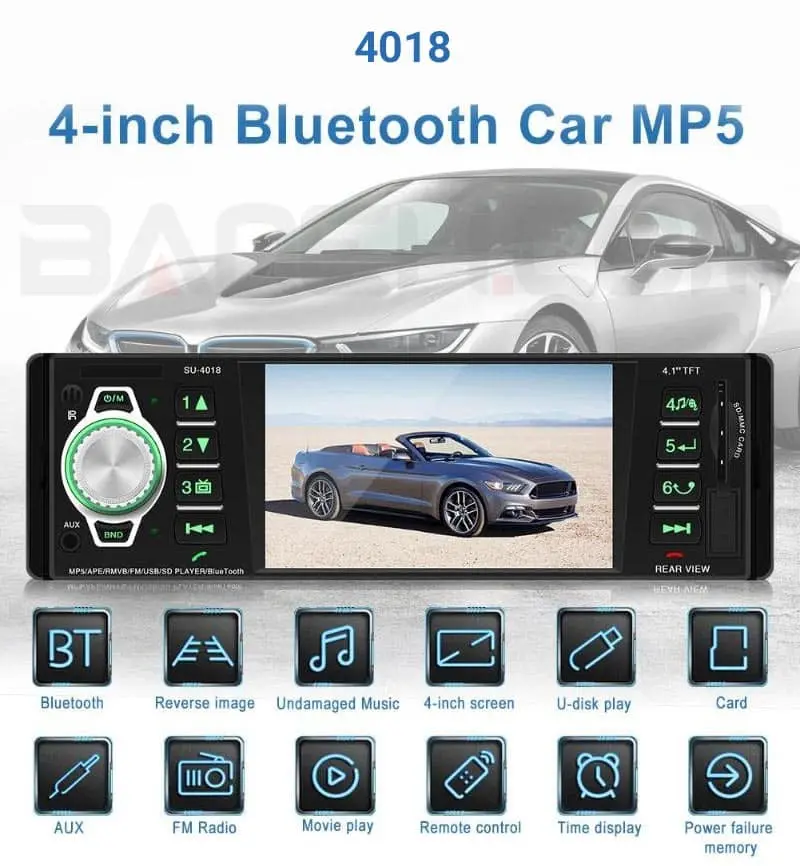 دستگاه پخش خودرو بلوتوث دار 4018 Car Audio