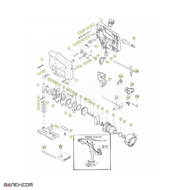 اره عمود بر ماکیتا 600 وات 4303C Makita JigSaw