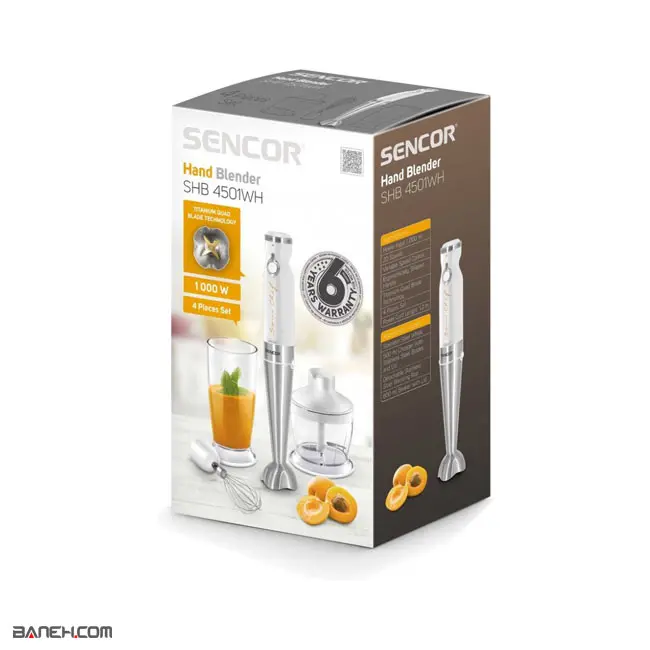 گوشت کوب برقی سنکور 1000 وات SHB 4501WH Sencor