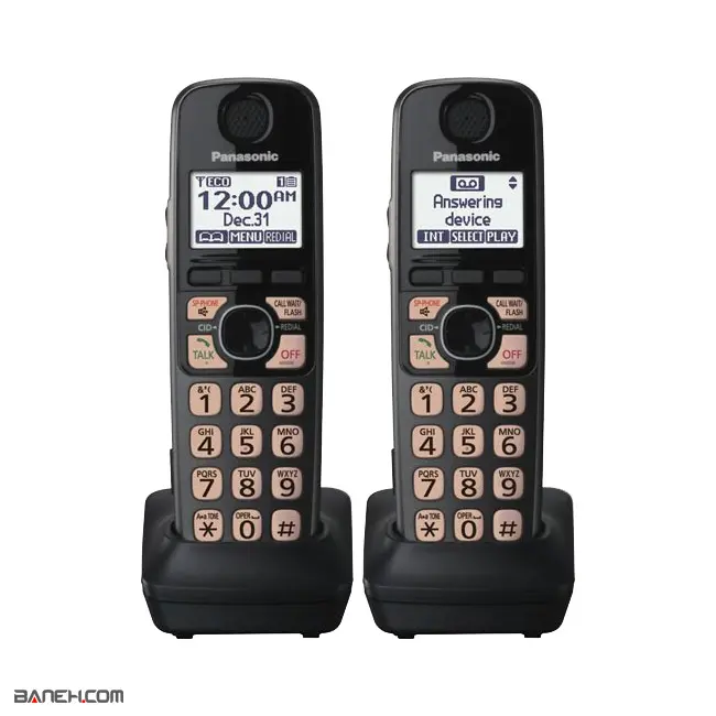 تلفن بی سیم پاناسونیک دو گوشی Panasonic Wireless Phone KX-TG4772