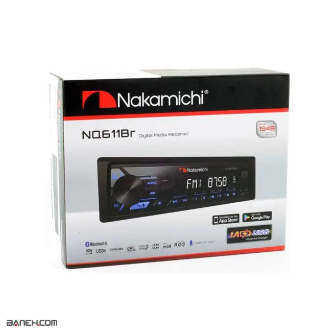 پخش خودرو ناکامیچی Nakamichi NQ611BR Digital Media Receiver