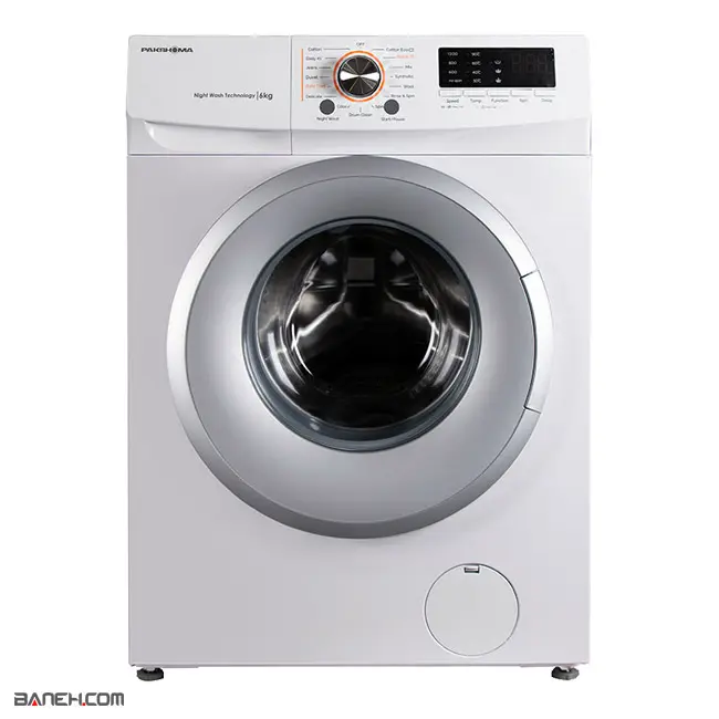 ماشین لباسشویی پاکشوما 6 کیلویی درب از جلو TFU-63100WS Pakshoma