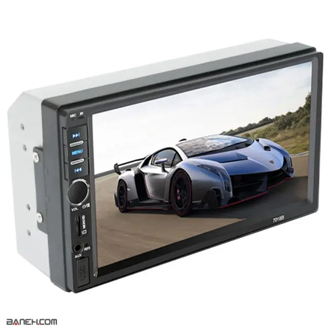 پخش تصویری خودرو 7 اینچ  دو دین HD 7018 بلوتوث دار