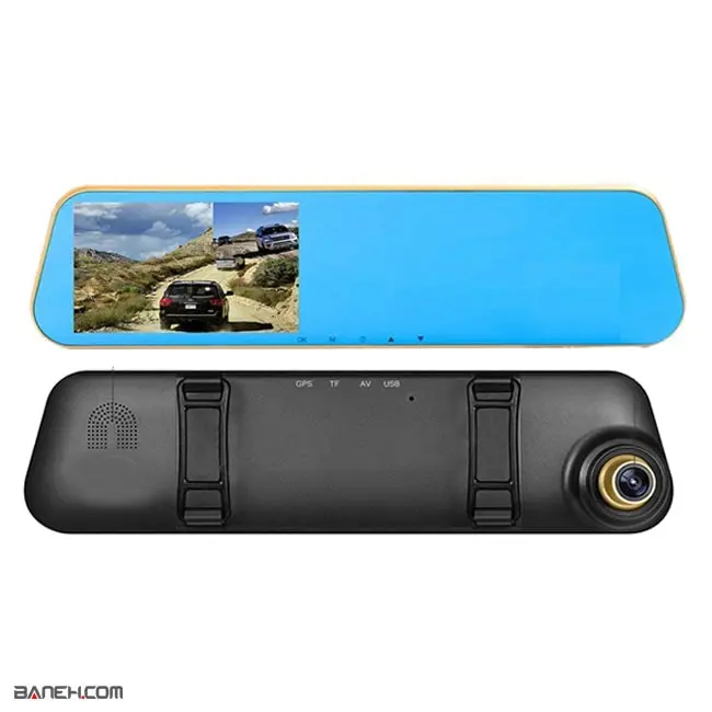 مانیتور آیینه ای خودرو دو دوربین Car DVR Mirror Camera Back