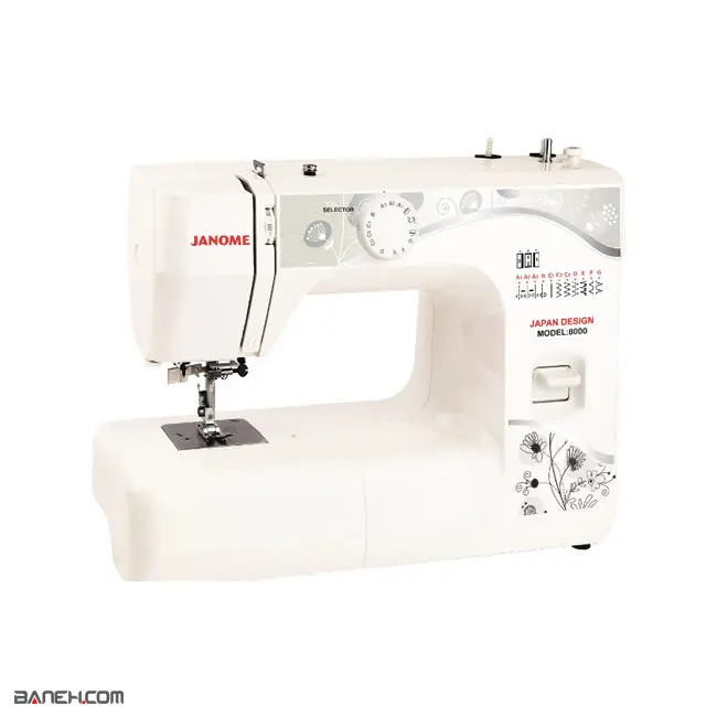 چرخ خیاطی و گلدوزی ژانومه Janome 8000 Sewing Machine