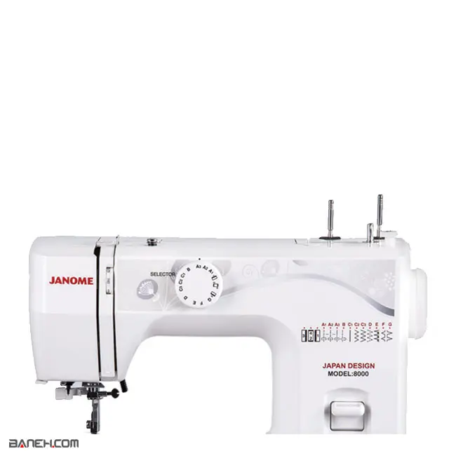 چرخ خیاطی و گلدوزی ژانومه Janome 8000 Sewing Machine
