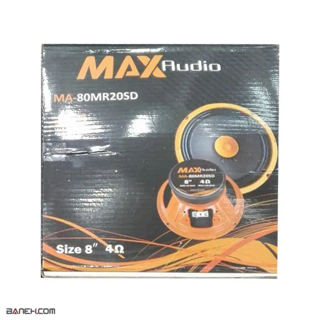 بلندگوی میدرنج خودرو مکس آودیو MA-80MR20SD Max Audio
