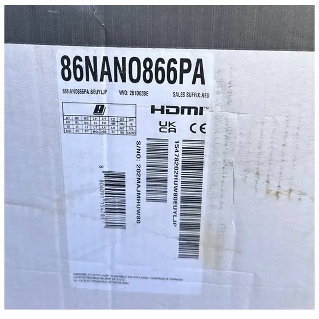 تلویزیون ال جی 86NANO866 NANO866