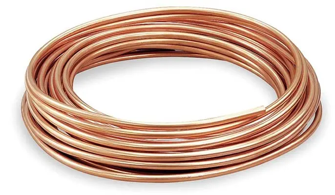 Copper Pipe 8 .jpg لوازم جانبی کولر لوله مسی کولرگازی 5 متر Copper Pipe