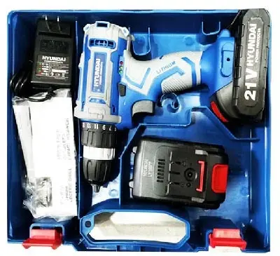 3 دریل شارژی هیوندای 21 ولت Hyundai Cordless Drill 21V Drill 21V 7 .jpg دریل شارژی هیوندای 21 ولت Hyundai Cordless Drill 21V