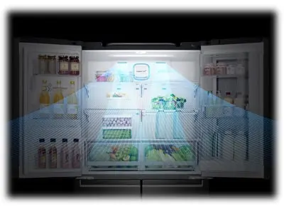 GRX 334DPB 1 .jpg یخچال ال جی GRX-334DPB ؛ ساید بای ساید 34 فوت