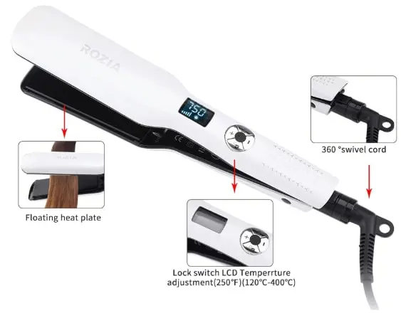 HR749 9 .jpg خرید اتو مو روزیا HR749 Rozia Hair Straightener