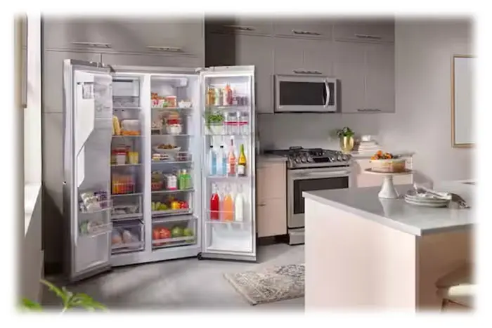 J257 101.jpg یخچال ساید بای ساید ال جی 32 فوت J257