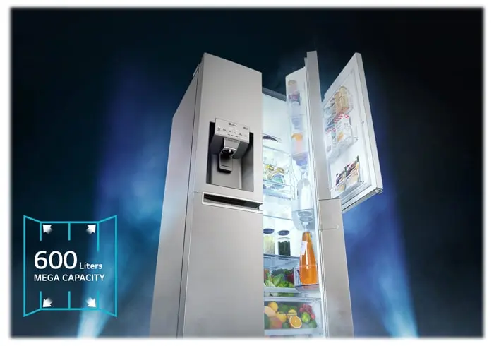 4 یخچال ال جی ساید بای ساید L-267 سیلور 28 فوت یخساز بدون برفک LG L 267 15 .jpg یخچال ال جی ساید بای ساید L-267 سیلور 28 فوت یخساز بدون برفک