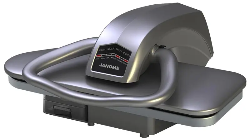 LS400 7 .jpg اتو پرس ژانومه 1600 وات Janome Steam ironing press LS400