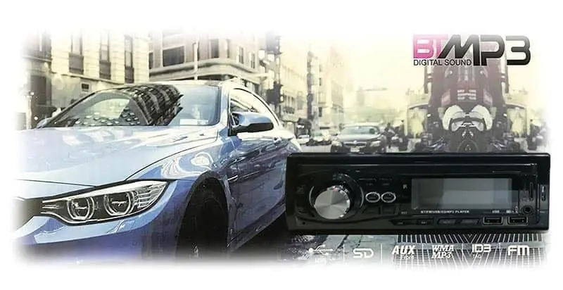 Player With Port 1 .jpg دستگاه پخش ماشین Audio Car MP3 Receiver Bluetooth