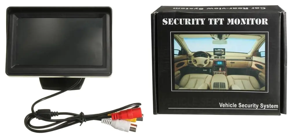 مانیتور پایه دار خودرو با دوربین عقب 4.3 اینچی Security TFT Monitor