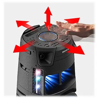 Sony V43D 14 .jpg سیستم صوتی سونی 720 وات Sony XBOOM V43D