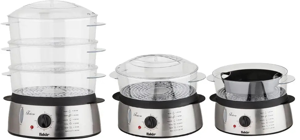 بخارپز فکر 1.2 لیتری تولیرو Tolero Fakir Steam Cooker