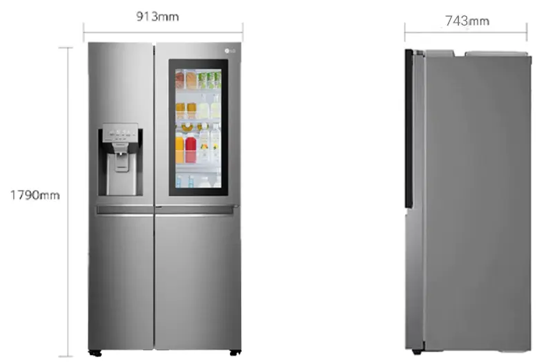 یخچال ساید ال جی X260 X260JQGW