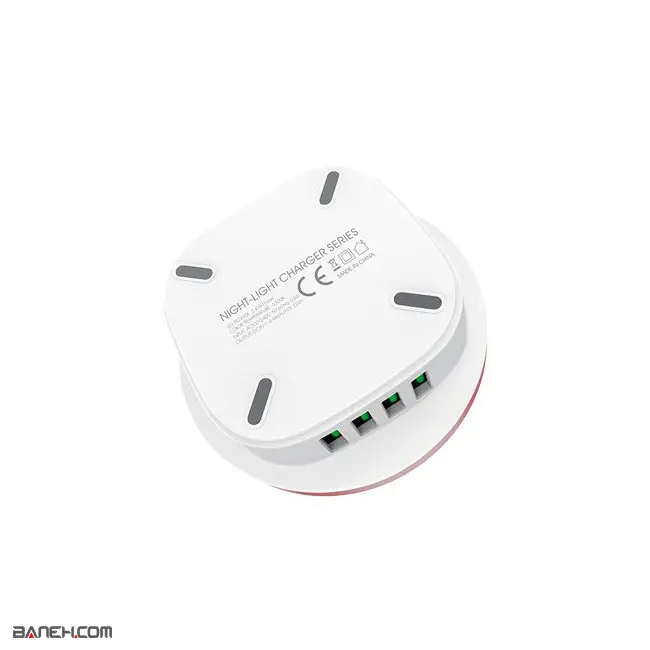 لوازم جانبی موبایل هاب 4 پورت و چراغ خواب الدینیو LDNIO A4406 Hub and LED lamp