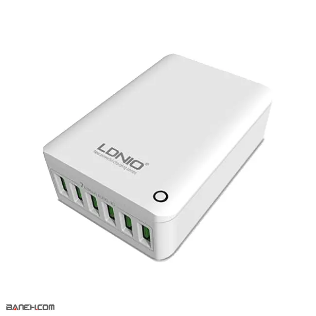 شارژر دیواری الدینیو LDINO A6703 Wall Quick Charger 6 Port