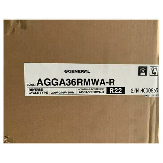 کولر گازی ایستاده اجنرال 36000 کاوازاکی AGGA36RMWA-R