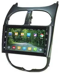 پخش خودرو فابریک پژو 206 ویندوزی 9 اینچ Windows Car player