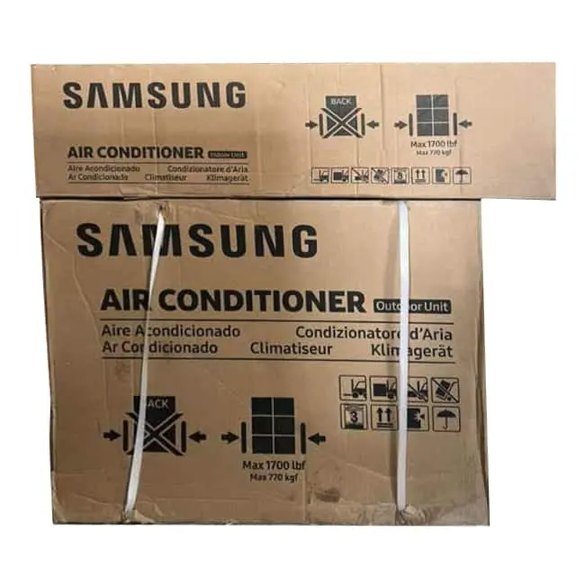 کولر گازی سامسونگ 24000 پنل خط نقره ای AQ24TSPX R22