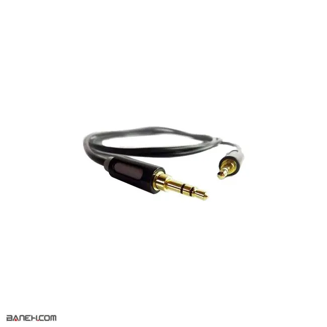 لوازم جانبی خودرو کابل AUX استریو 1 متری AUX Stereo Cable 1m