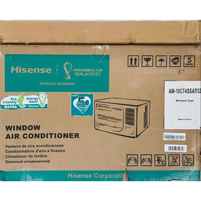 کولر گازی هایسنس 18000 پنجره ای AW-18CT4SSAR02