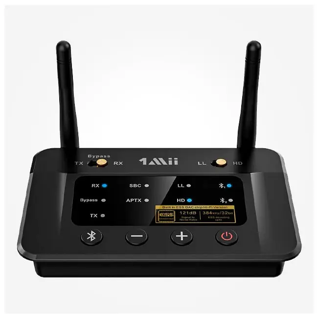 گیرنده فرستنده بلوتوث برد بلند آداپتور صوتی بی سیم مدل 1Mii B03Pro