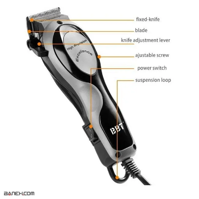 ماشین اصلاح سر و صورت BBT Professional Electric Hair Trimmer BC-380