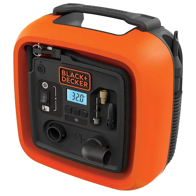 پمپ باد چند منظوره 12 ولت بلک اند دکر مدل DC BLACK+DECKER BDINF12C