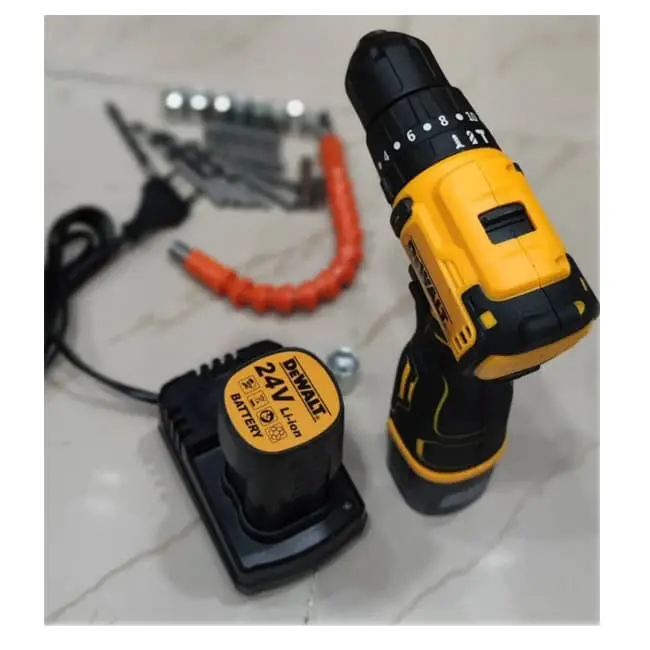 دریل شارژی دیوالت 24 ولت براشلس Brushless