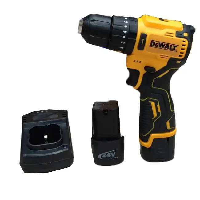 دریل شارژی دیوالت 24 ولت براشلس Brushless