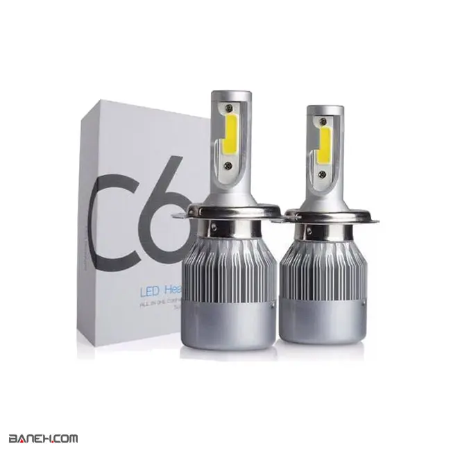 هدلایت خودرو ال ای دی C6 LED Headlight 36W 3800LM