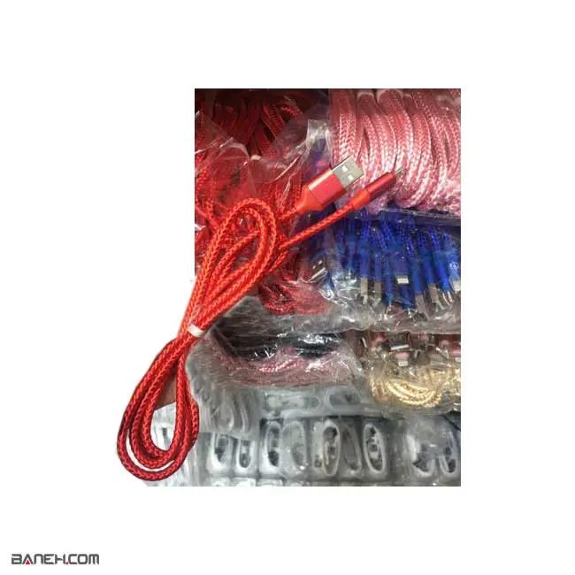 کابل شارژ نخی آیفون و اندروید Charging Cable