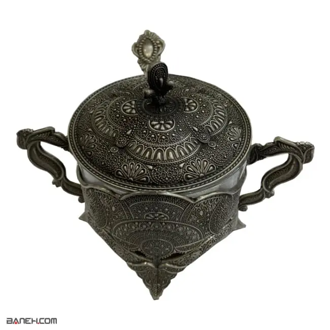 قندان قاشق دار پیوتر Pewter
