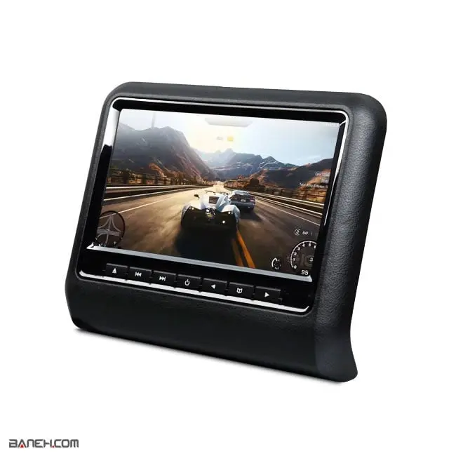 مانیتور پشت سری خودرو 9 اینچی car clip on headrest 9inch DVD player